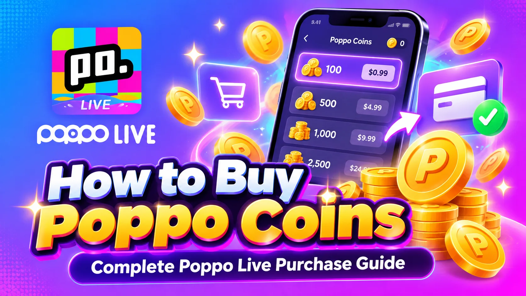 How to Buy Poppo Coins: Complete Poppo Live Purchase Guide