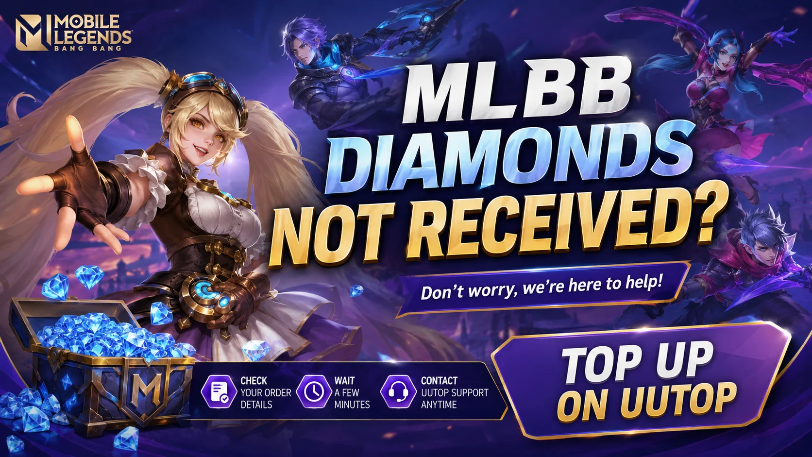 MLBB Diamonds Not Received? Causes, Fixes, and Top-Up Troubleshooting