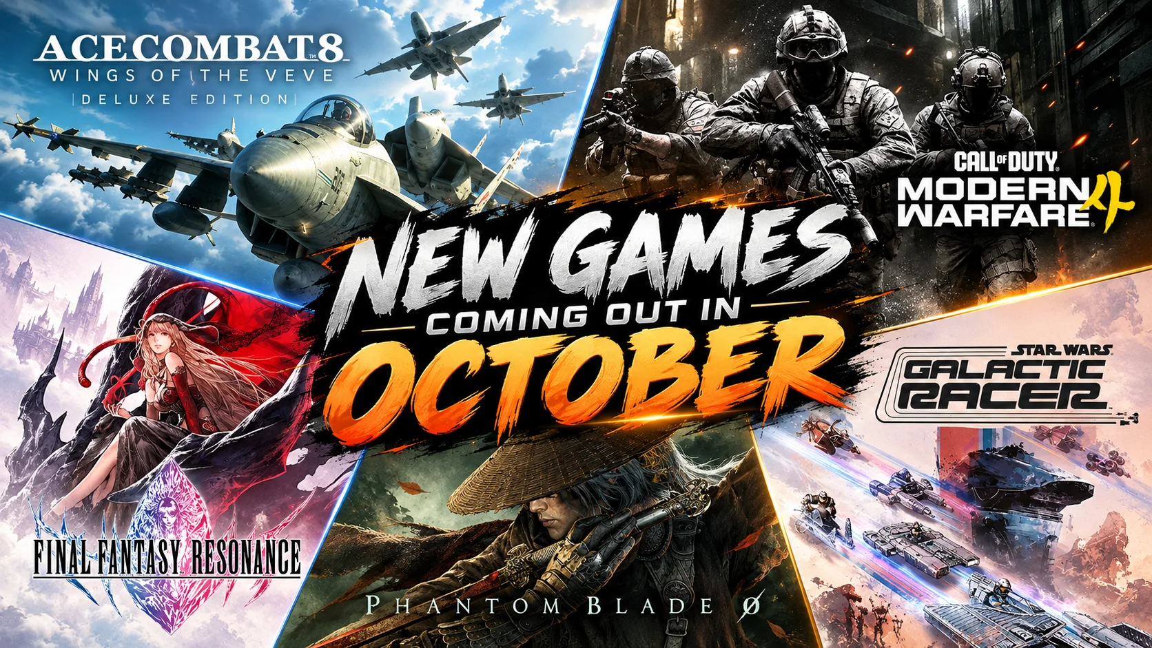 New Games Coming Out in October 2026: PS5, Xbox, PC & Switch Release Dates